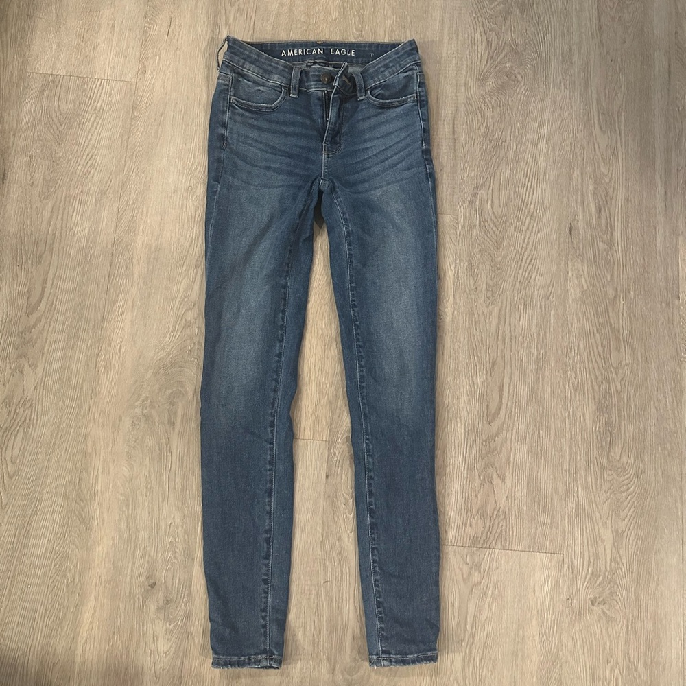 American Eagle Next Level Stretch Skinny Jeans ( 00 R )